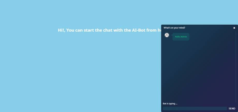Chatbot Portfolio