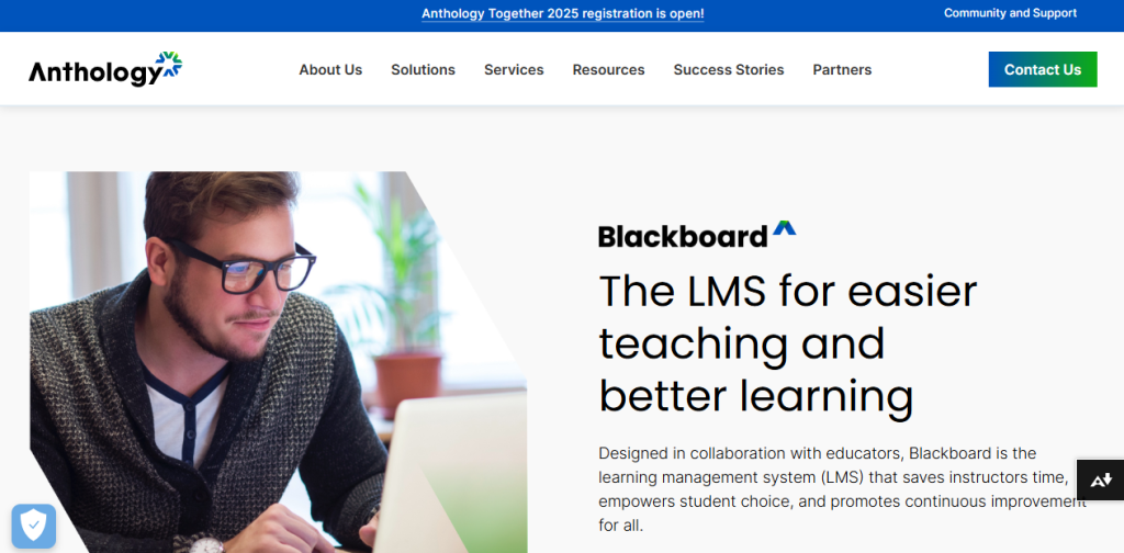 Blackboard Learn for easier teaching and better learning