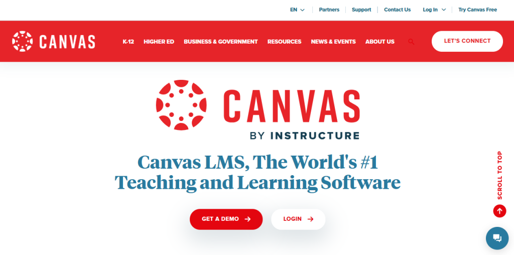 Canvas LMS is the world's number one teaching and learning software.
