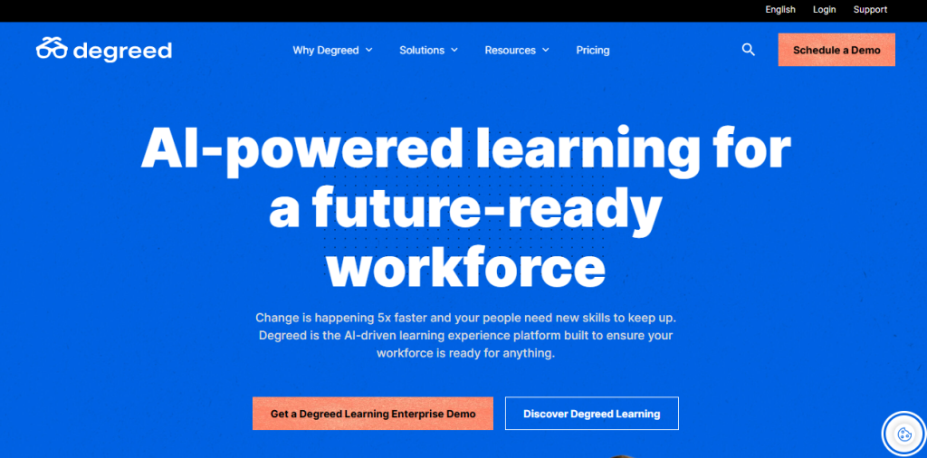 Degreed provides AI-powered learning for a future-ready workforce.