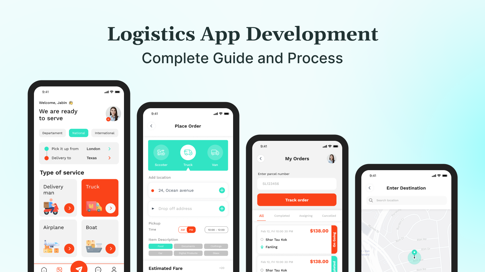Logistics App Development Complete Guide and Process