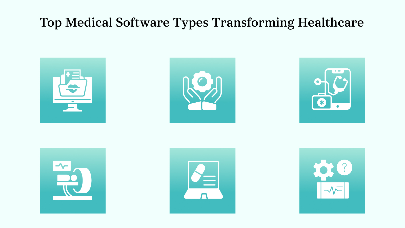 Top Medical Software Types Transforming Healthcare