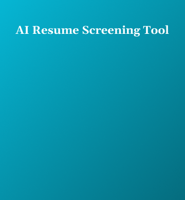 AI Resume Screening Tool