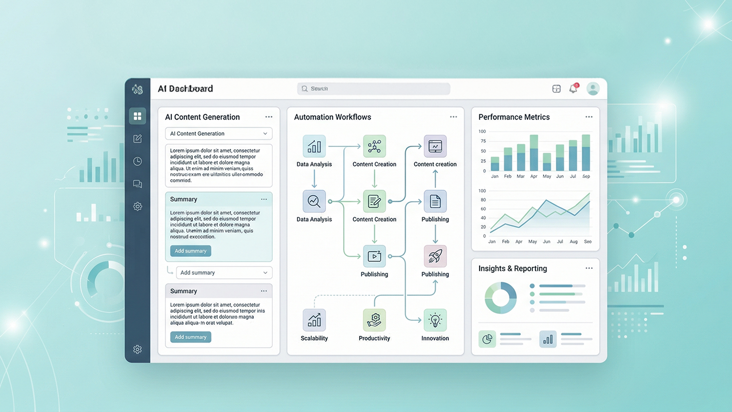 Advanced applications of generative AI in automation, analytics, and real-world use cases