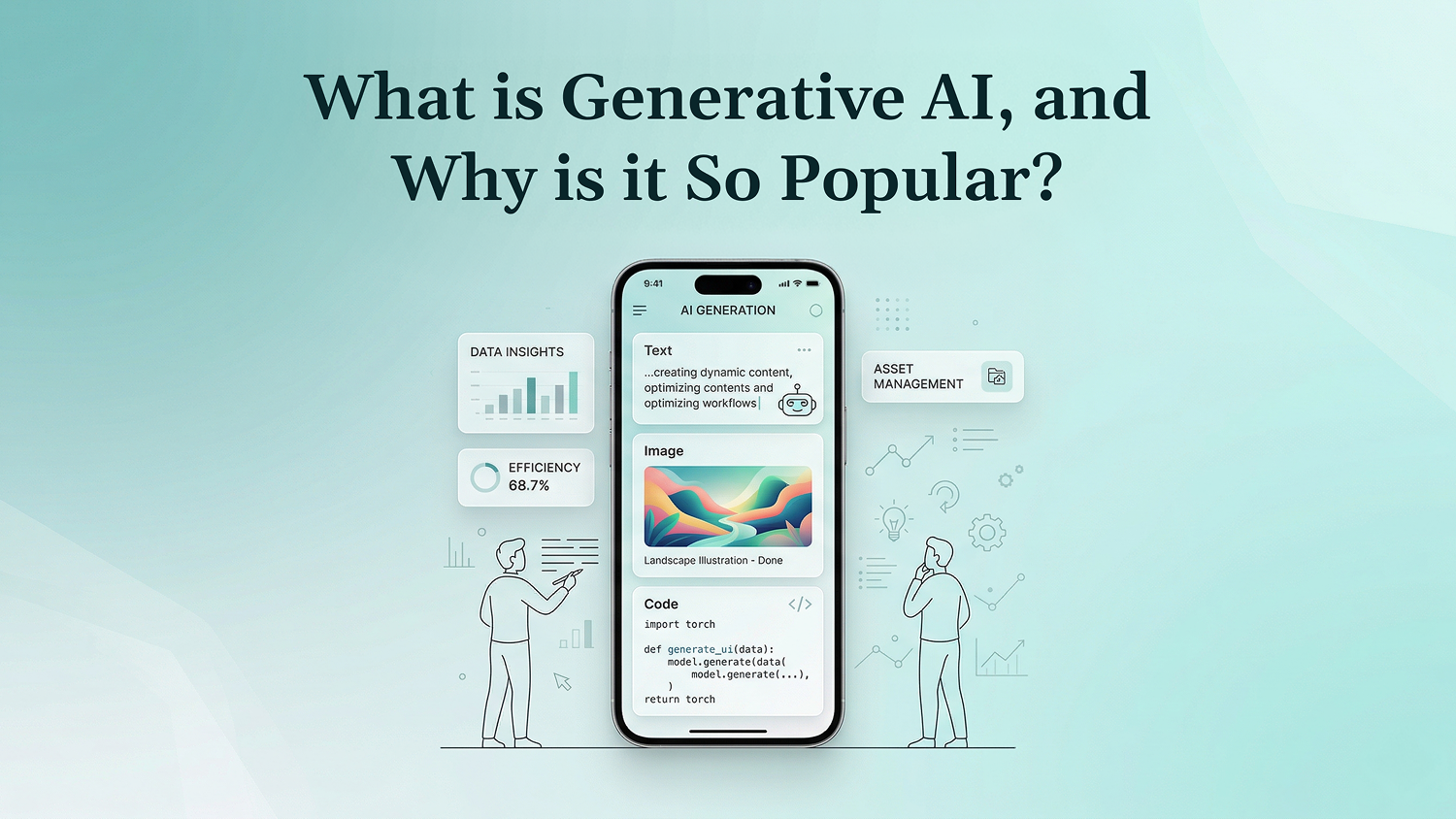 Generative AI and its growing popularity in business and technology