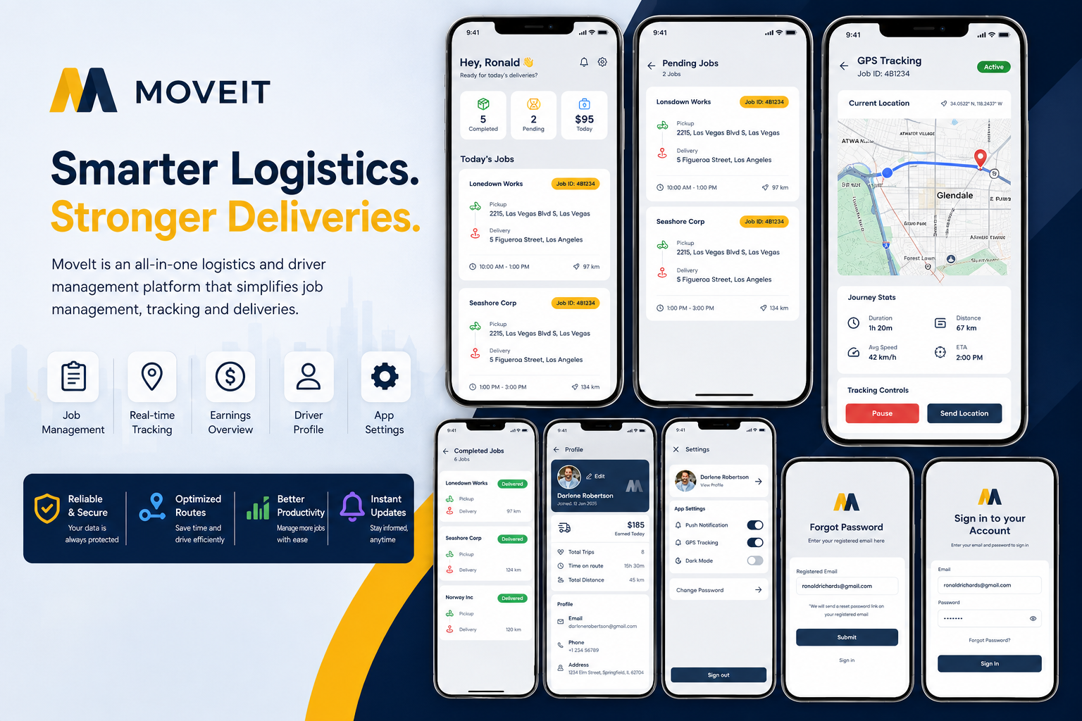Moveit4U Mobile App